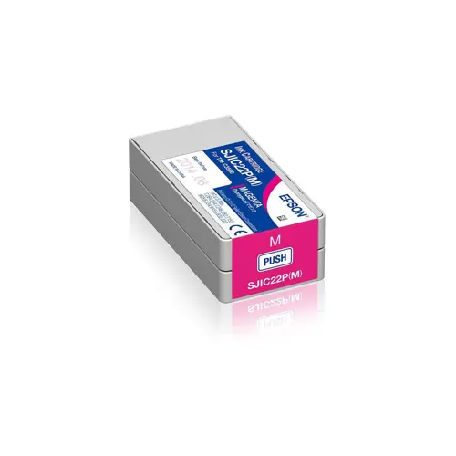 Tinta EPSON, model SJIC22P(M) (magenta, original)