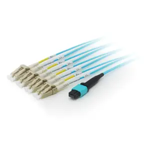 Equip MTP/MTP Trunk Fiber Optic Patch Cable, OM4, 15m