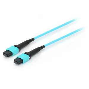 Equip MTP/MTP Trunk Fiber Optic Patch Cable, OM4, 5m