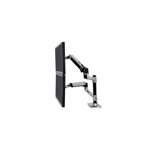 Ergotron LX DUAL STACKING ARM POLISHED/24IN 18.1KG LIFT33 MIS-D 10Y WA