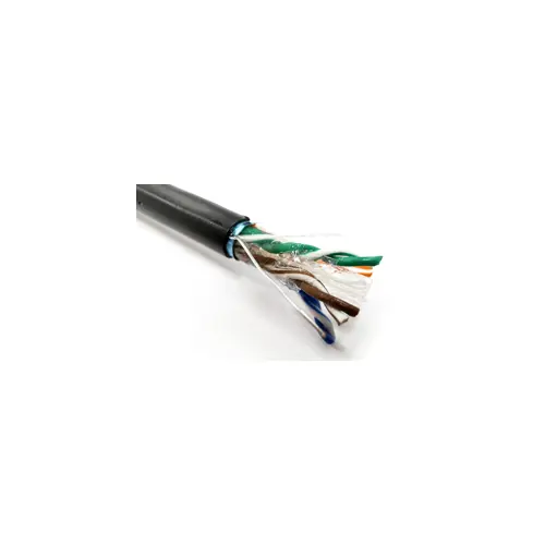 Instalacijski kabel ispunjen gelom DIGITUS (F/UTP, kategorija 6, AWG 23/1, PE, 305m, na koturu) (Crna)