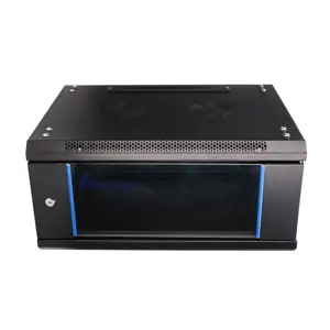 Extralink 4U 600x450 Black | Rack cabinet | wall-mounted