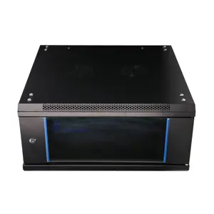 Extralink 4U 600x600 Black | Rack cabinet | wall-mounted