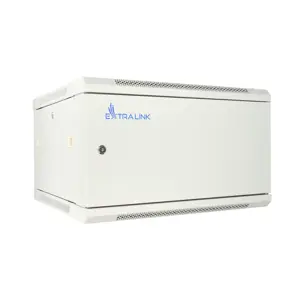 Extralink 6U 600x600 ASP Grey | Rack cabinet | wall-mounted, solid sheet metal door