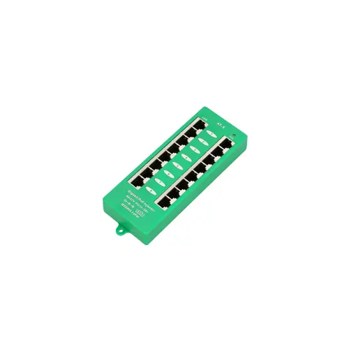 Injektor PoE s 8 Gigabitnih Portova EXTRALINK, Active 8 Gigabit 802.3at/af ports, Mode A (8 Gigabit 802.3at/af portova, Aktivni, Mode A)