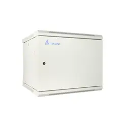 Extralink 9U 600x450 ASP Grey | Rack cabinet | wall-mounted, solid sheet metal door