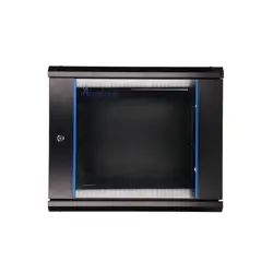 Extralink 9U 600x600 Black | Rack cabinet | wall-mounted