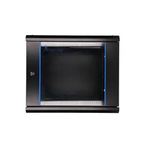 Extralink 9U 600x600 Black | Rack cabinet | wall-mounted