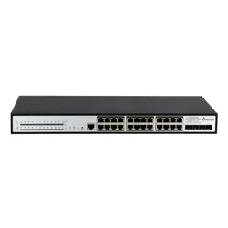 Extralink Chiron Pro | Switch PoE | 24x RJ45 1000Mb/s PoE, 4x SFP+, L3, zarządzalny, 370W