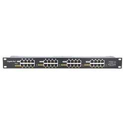 Mrežni switch EXTRALINK EX.1025 (neupravljivi L2, Gigabit Ethernet 10/100/1000, PoE, 1U) crni