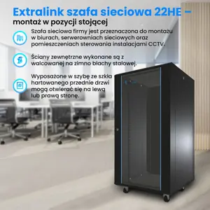 extralink-ex14398-rack-cabinet-22u-freestanding-rack-crna-13678-szaextsto0033.webp