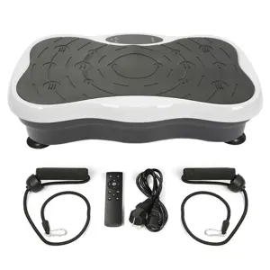 Extralink Moonwalk SpinMove Biały | Platofrma Wibracyjna do Ćwiczeń Fitness | 200W