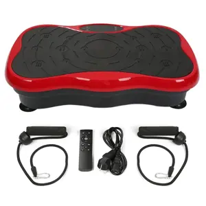 Extralink Moonwalk SpinMove Czerwony | Platofrma Wibracyjna do Ćwiczeń Fitness | 200W