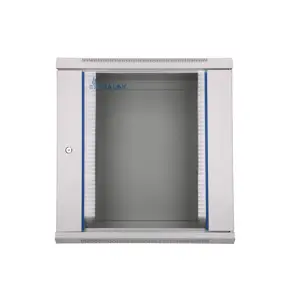 Extralink Rackmount cabinet 12U 600x450 Gray wall mounted