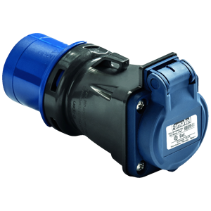 Famatel Industrijski adapter za schuko utikač/2P+T utičnica 16A,IP54 - 13910