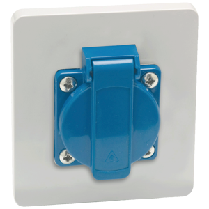 Famatel Utičnica zidna, schuko, 16A, 250V, 1x2P+TTL, IP54 - 3915