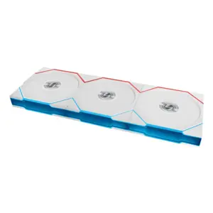 Fan Lian Li UNI FAN TL Wireless Lüfter, ARGB, PWM, 3 Pack - Reverse Blade, 120mm, white