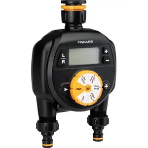 Fiskars 1054792 Black Digital watering timer
