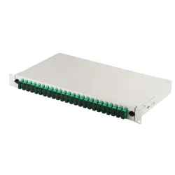 FO Patch Panel 19'' 1U, 24x SC APC dx, OS2