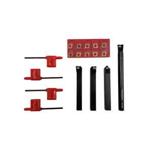 FOLDING LATHE TOOLS WITH REPLACEABLE INSERT 12mm 18pcs./SILVER