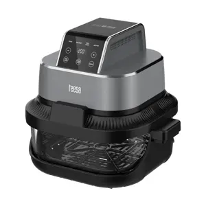 Frytkownica beztłuszczowa TEESA GLASS AIR FRYER 4L, 1,5 L, 1500W