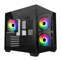 FSP S140 Black, 3x vent., crno, bez napajanja