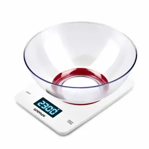 G3 Ferrari G20071 kitchen scale Red, White Countertop Rectangle Electronic kitchen scale