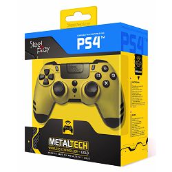 Kontroler STEELPLAY Metaltech, za PS4, bežični, zlatni