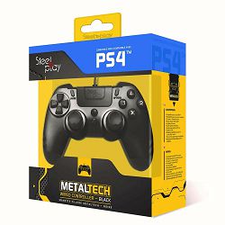 Gamepad STEELPLAY Metaltech, za PS4, žičani crni