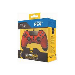 Gamepad STEELPLAY Metaltech, za PS4, žičani, ruby red 