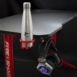 Gaming stol WHITE SHARK FIRE SHADOW / 120x60x18