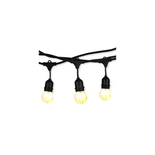 Vrtna giljotina V-TAC (uže) 5 metara 10 držača za lampe E27 guma+utikač IP54 VT-7135 (10 držača za lampe E27, 5 metara, guma, utikač, IP54)