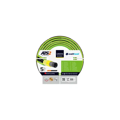 Vrtne cijevi CELLFAST GREEN ATS2 ™ 3/4" 25m (zelena)