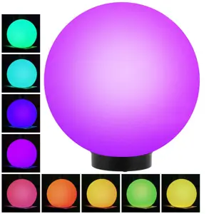 Garden LED Solar LED Free Lamp GB165 25x25x58cm balls, full color LED
