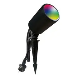 Garden luminaire V-TAC VT-5167 7W LED SMART WiFI IP65 RGB+3000K-6500K 520lm (SKU 3014) Black