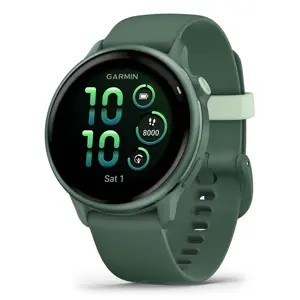 Garmin vívoactive 6 3.05 cm (1.2") AMOLED 42 mm Digital 390 x 390 pixels Touchscreen Green Wi-Fi GPS (satellite)