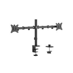 Nosač za monitor GEMBIRD MA-D2-01 (32", za stol) crna