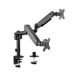 Gembird MA-DA2P-01 Adjustable desk 2-display mounting arm, 17”-32”, up to 9 kg