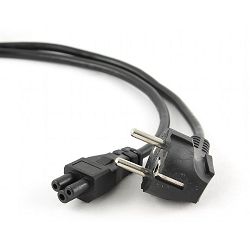 Naponski kabel GEMBIRD PC-186-ML12-3M (CEE7/7, C5 utikač) crna