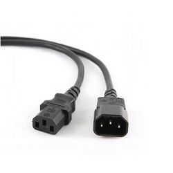 Naponski kabel GEMBIRD PC-189-VDE (1.8 m, C14 utikač) crna