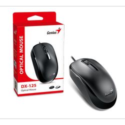 Genius DX-125, optički miš, USB, crni
