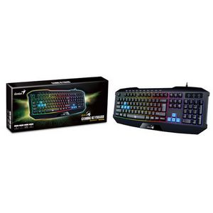 Tipkovnica GENIUS SCORPION K215 (gaming, membranska, LED osvjetljenje, crna)
