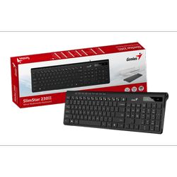 Genius SlimStar 230 II, tipkovnica, USB crna
