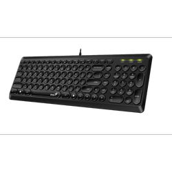 Genius SlimStar Q200, tipkovnica, USB crna