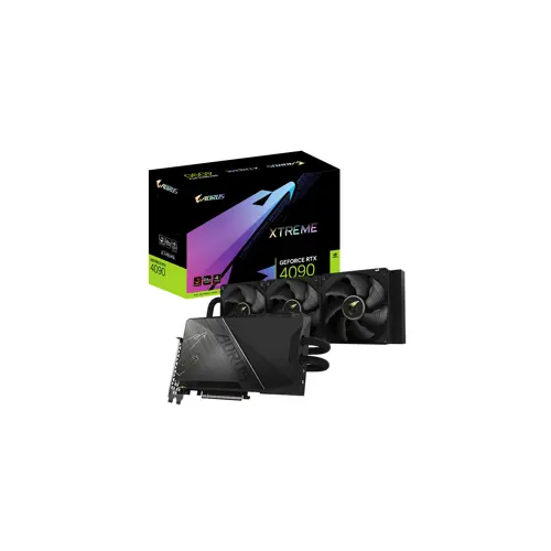 Gigabyte AORUS GeForce RTX 4090 XTREME WATERFORCE 24G NVIDIA 24 GB GDDR6X DLSS 3