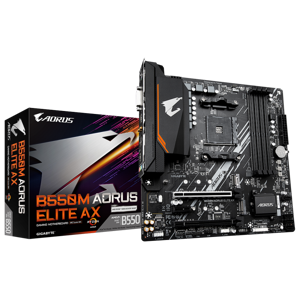 Gigabyte B550M Aorus Elite Ax, DDR4, SATA3, USB3.2GEN1, HDMI, AM4 MATX