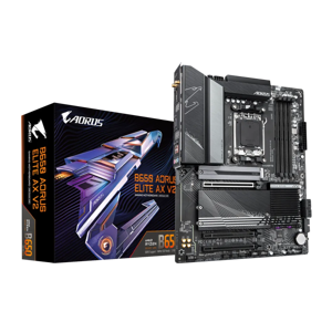 GIGABYTE B650 AORUS ELITE AX V2, DDR5, SATA3, USB3.2Gen2x2, DP, 2.5GbE, WiFi 6E, AM5 ATX