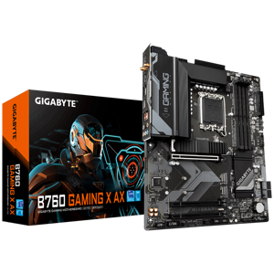 GIGABYTE B760 GAMING X AX, DDR5, SATA3, USB3.2Gen2, DP, WiFi 6E, LGA1700 ATX
