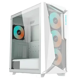 GIGABYTE C301 GLASS WHITE computer case Midi Tower