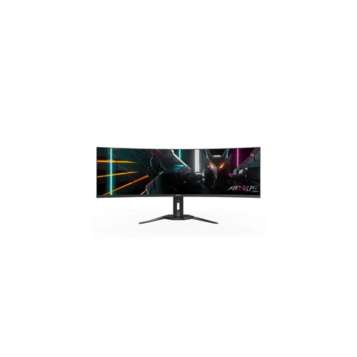 Monitor Gigabyte CO49DQ (crna, OLED, DQHD 32:9, 144 Hz, 3 ms, 5120 x 1440 piksela, 250 cd/m2, 2 x HDMI 2.1, jamstvo 36 mjeseci)